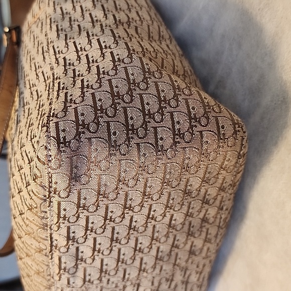 CHRISTIAN DIOR DIORISSIMO TROTTER VINTAGE TOTE WITH UNBRANDED DUST BAG 9… - Picture 8 of 16